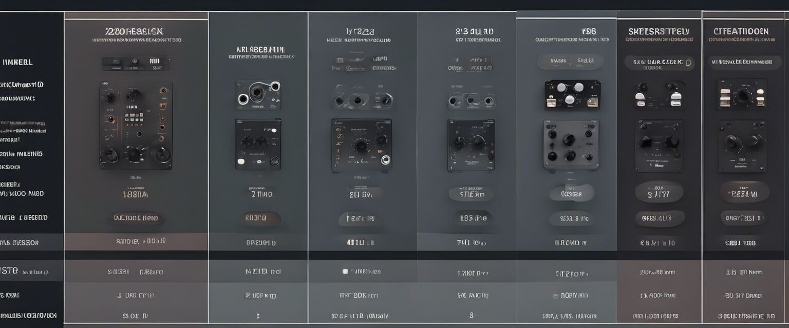 Comparison of audio interfaces