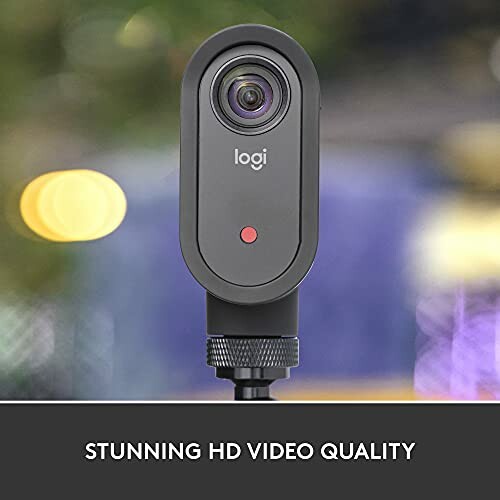 Logi webcam showcasing stunning HD video quality.